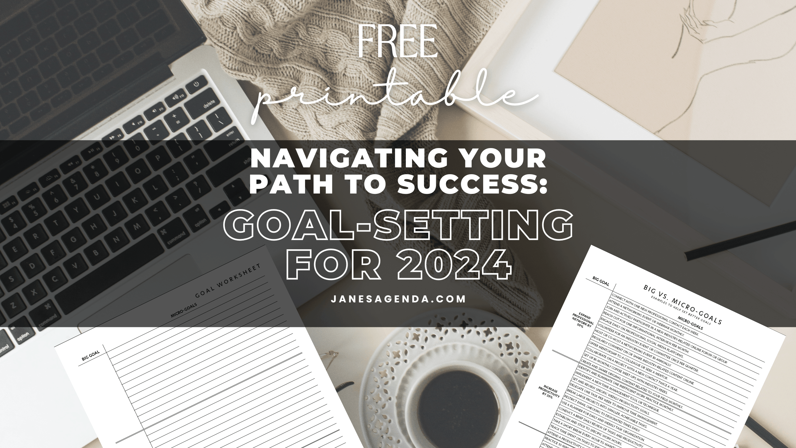 Navigating Your Path to Success: Goal-Setting for 2024 - Jane's Agenda®