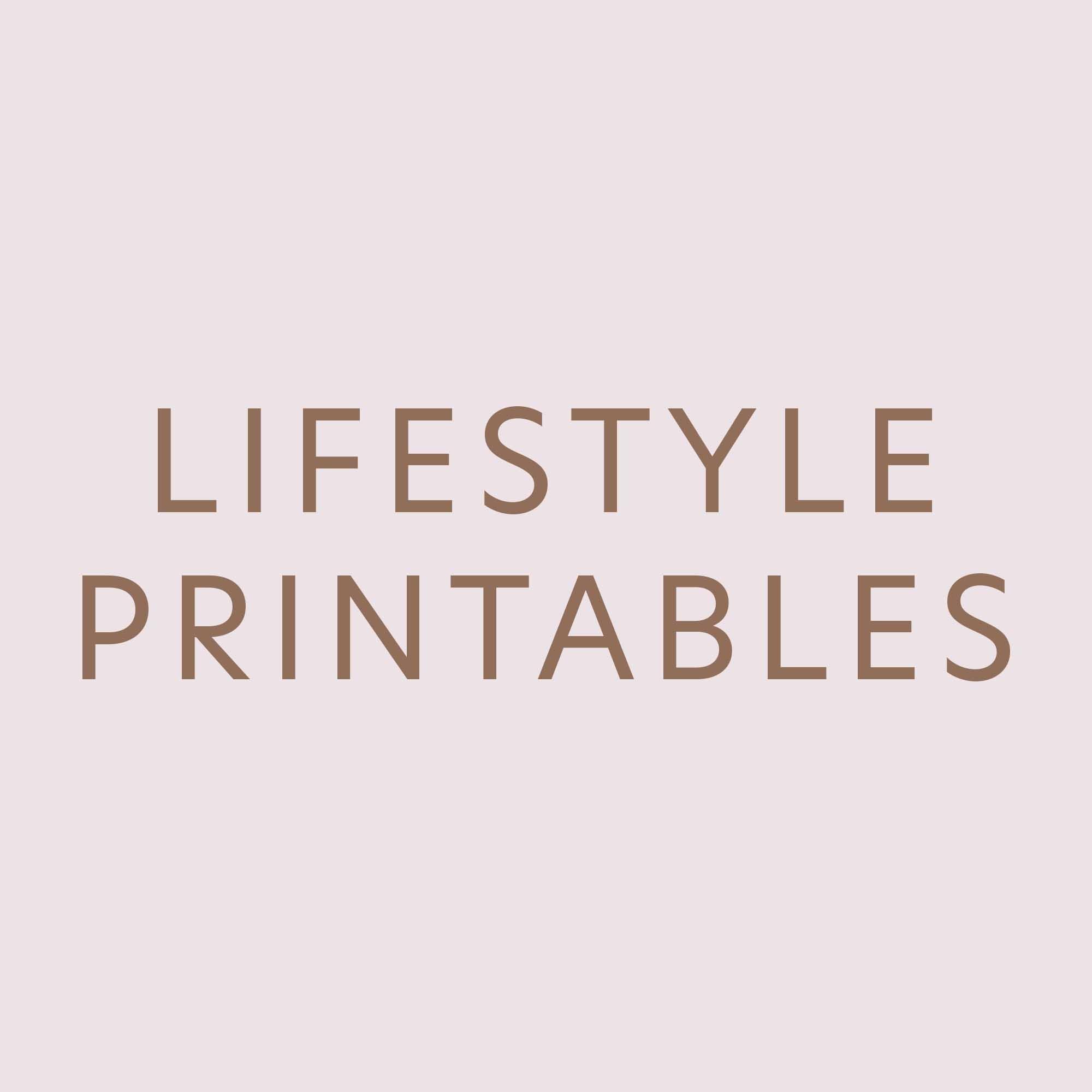Printable Lifestyle Planner Inserts - Jane's Agenda®