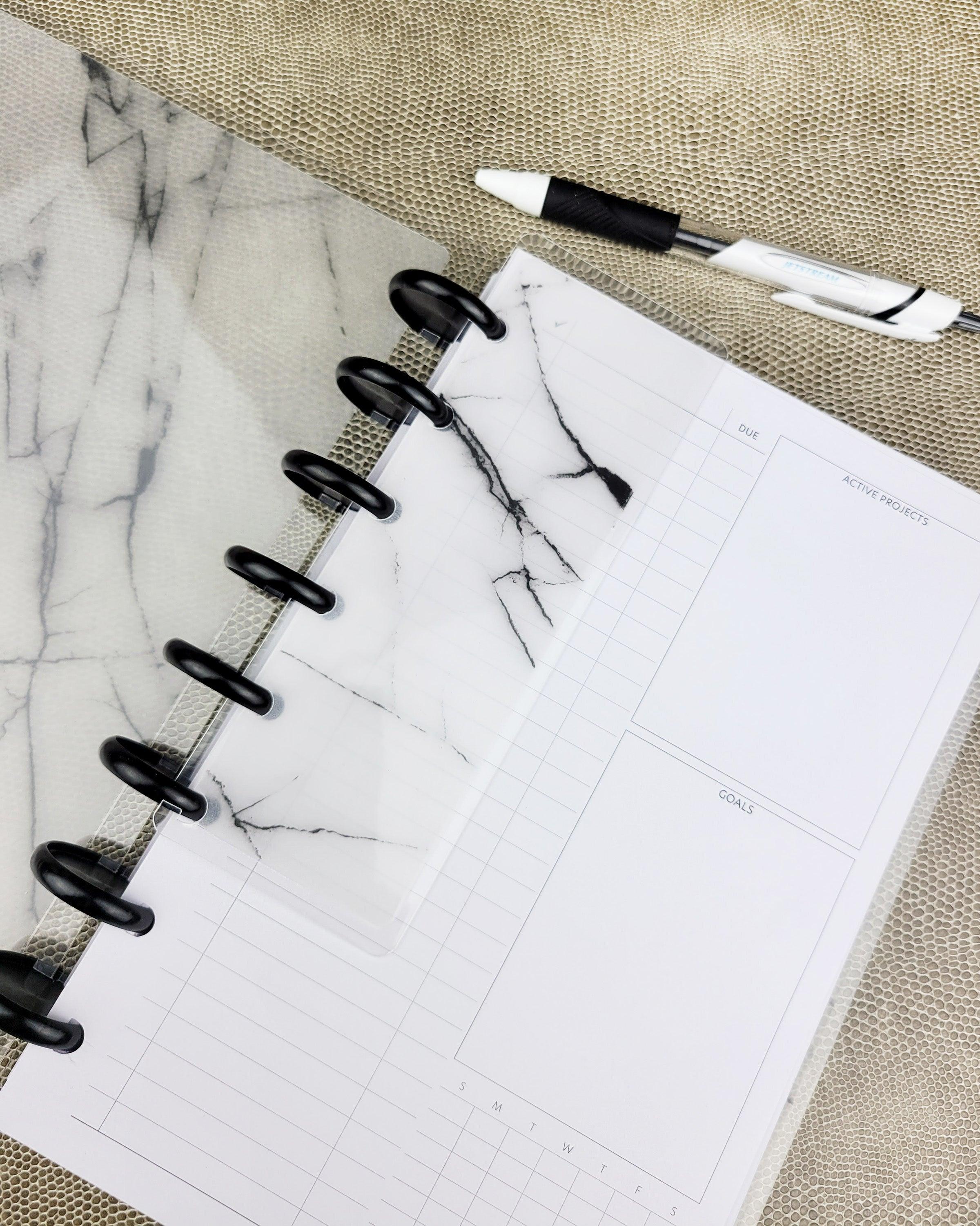 Jane’s Agenda® | Vellum Planner Page Finder | Marble