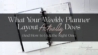 What Your Weekly Planner Layout Actually Does (And How to Pick the Right One)