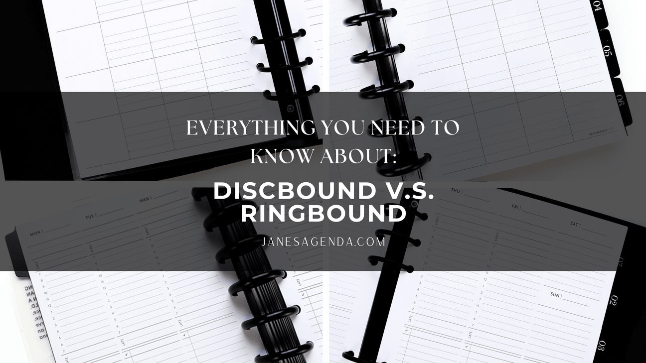 Ringbound vs. Discbound Planner Blog Post