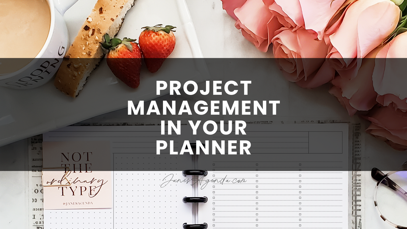 Effortless Project Planning with Your Planner: Team or Solo Projects - Jane's Agenda®