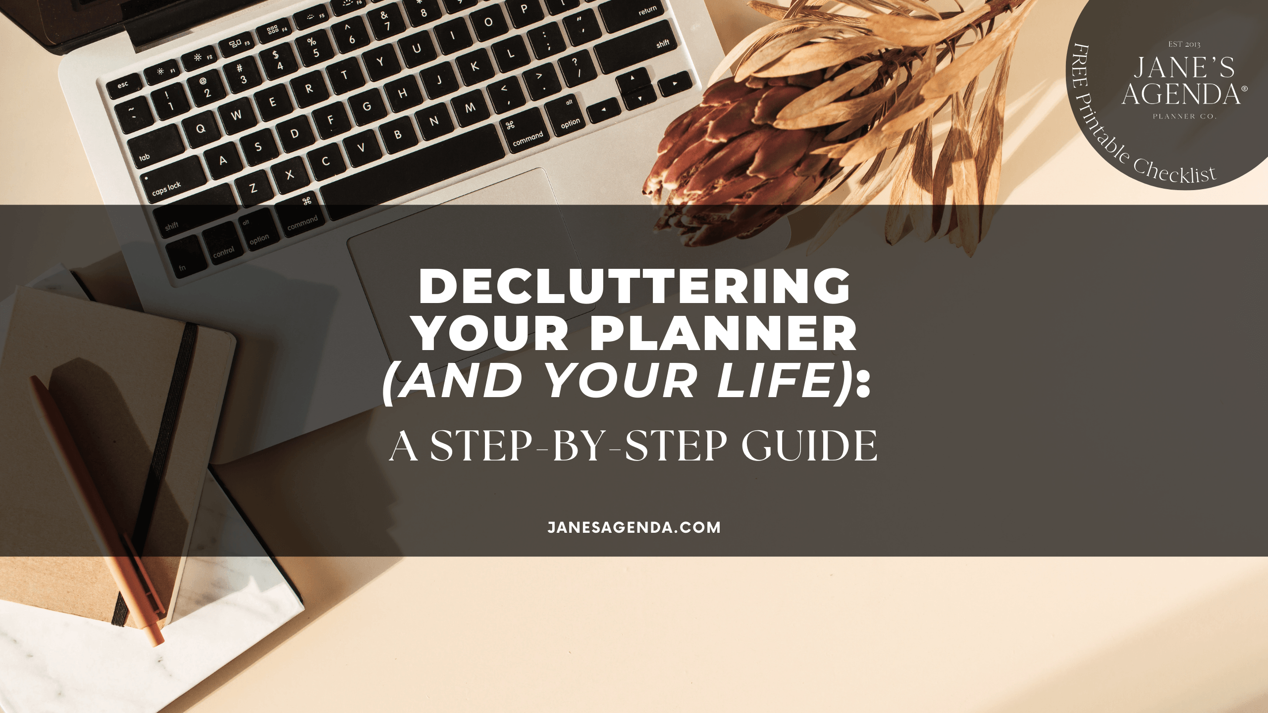 Decluttering Your Planner (and Your Life): A Step-by-Step Guide – Jane ...
