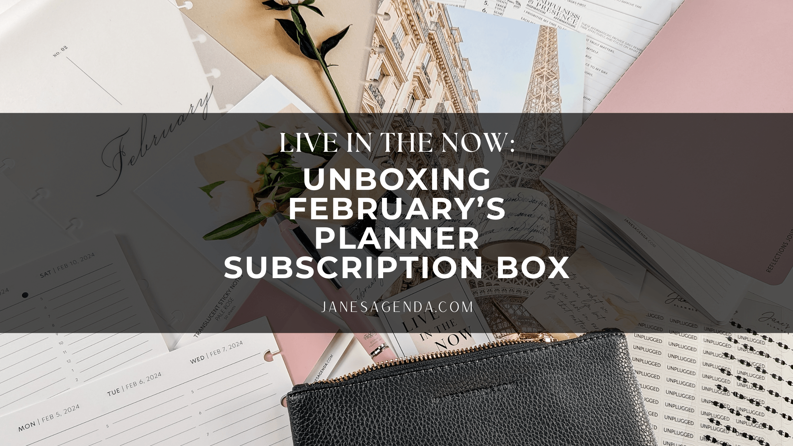 Live in the Now: Embrace the Present with February's Planner Subscription Box - Jane's Agenda®