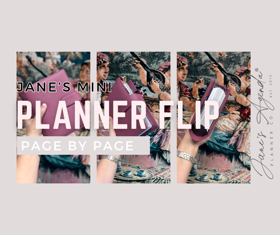 Mini Planner Flip Through: Inside Jane’s Perfectly Organized Personal Setup