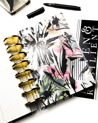 Plastic clear planner dashboard for discbound planners, disc notebooks, and disc agendas by Jane's Agenda.