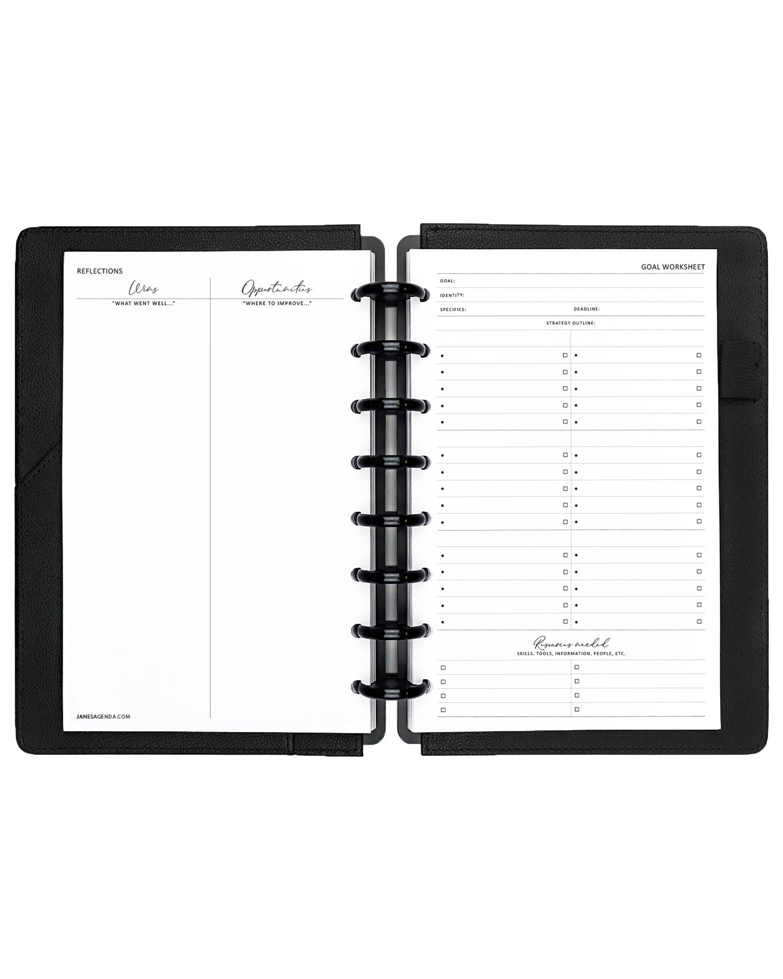 Planner Inserts Pages | Discbound | Jane's Agenda®