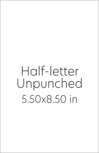 Shop by Size | Half-letter Unpunched - Jane's Agenda®
