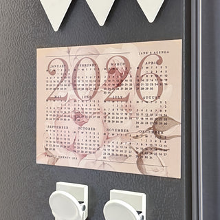 2026 calendar magnet for refrigerators and ofiices.