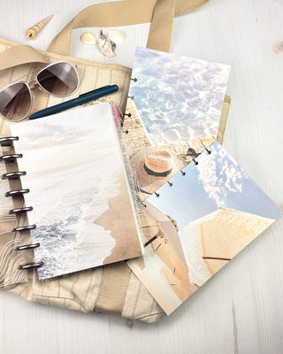 Cardstock Planner Dashboard Set of 3 | Beach Escape