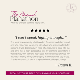 The Annual Planathon | 2026 Edition