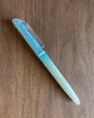 Pilot Frixion Highlighter -- Blue Natural Color