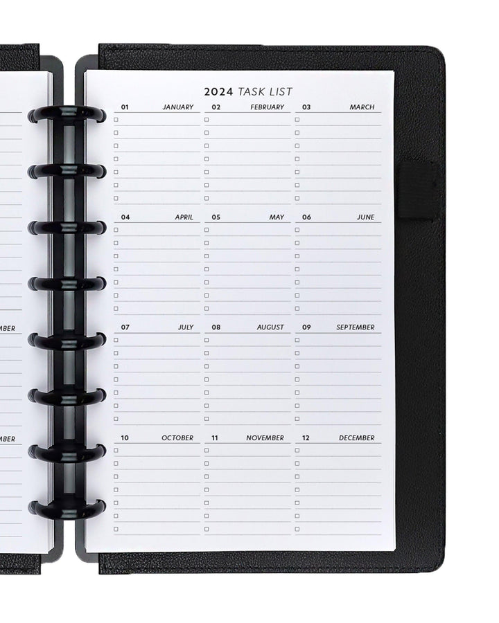 Monthly planner inserts and refill pages for discbound and ringbound planners by Janes Agenda®.