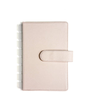 Saffiano snap cover in barely pink