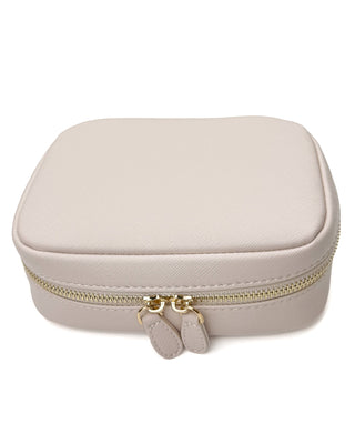 Barely pink vegan leather pen and accessories case by Jane's Agenda.