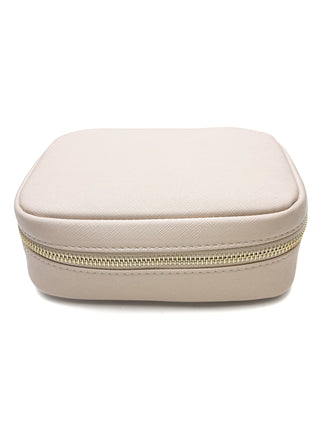 Barely pink vegan leather pen and accessories case by Jane's Agenda.