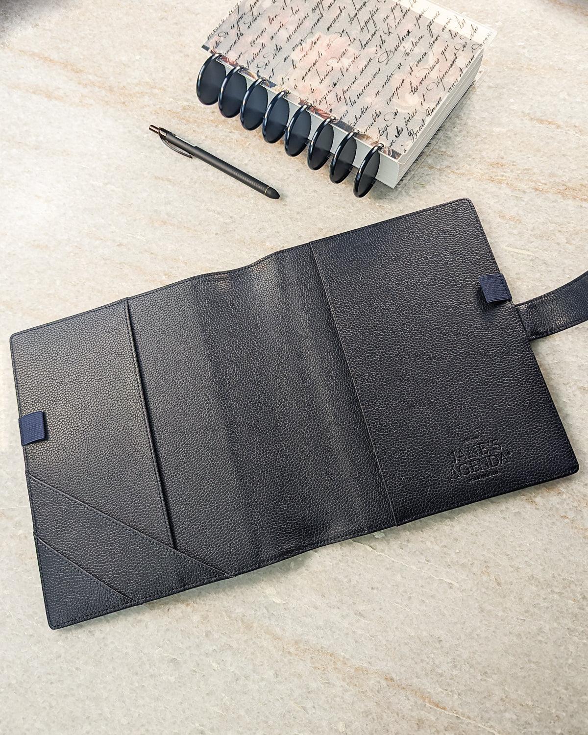 Midnight Blue Vegan Leather Planner Bundle | Gift Set - Jane's Agenda®