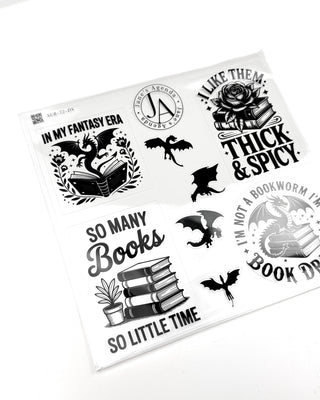 A Fantasy Book StickerSheet.