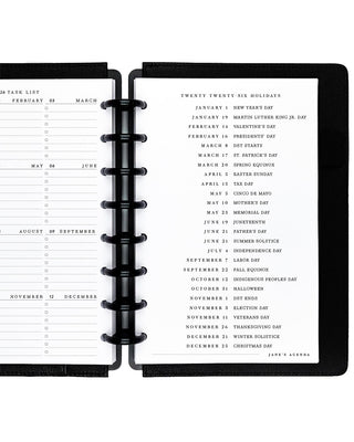 2026 Quick-glance Calendar Planner Inserts 2.0 | Dated