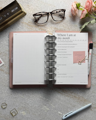 Capacity Check-In Planner Inserts | Monthly Reflection