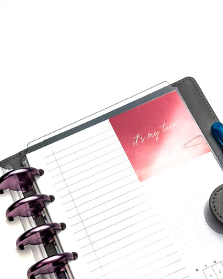 Plastic Tabbed Divider | Clear Dashboard | Blank Top or Bottom