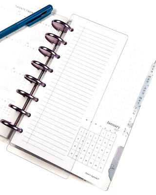 Hybrid Planner Dashboard | Clear Plastic