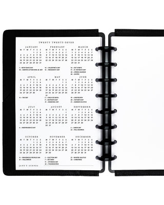 2026 Quick-glance Calendar Planner Inserts 2.0 | Dated