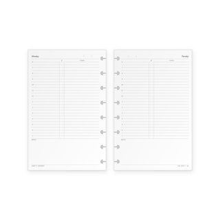 Daily Planner Inserts No. 16 | Undated | 90 Days