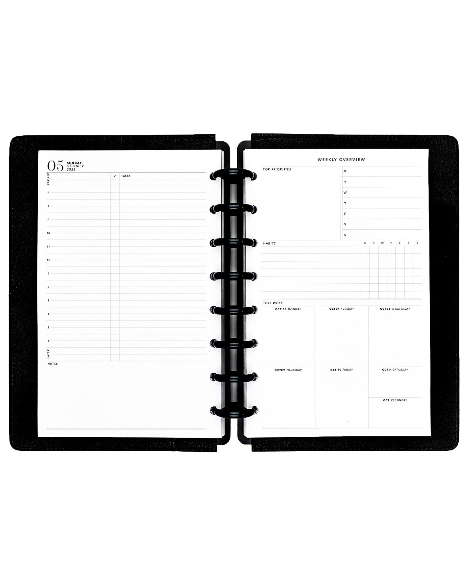 Paper based daily fashion planner