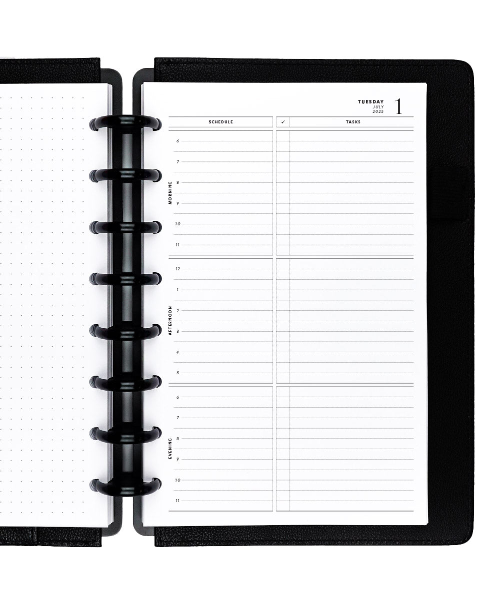 Daily planner inserts for discbound planner s and disc notebooks by jane's Agenda.