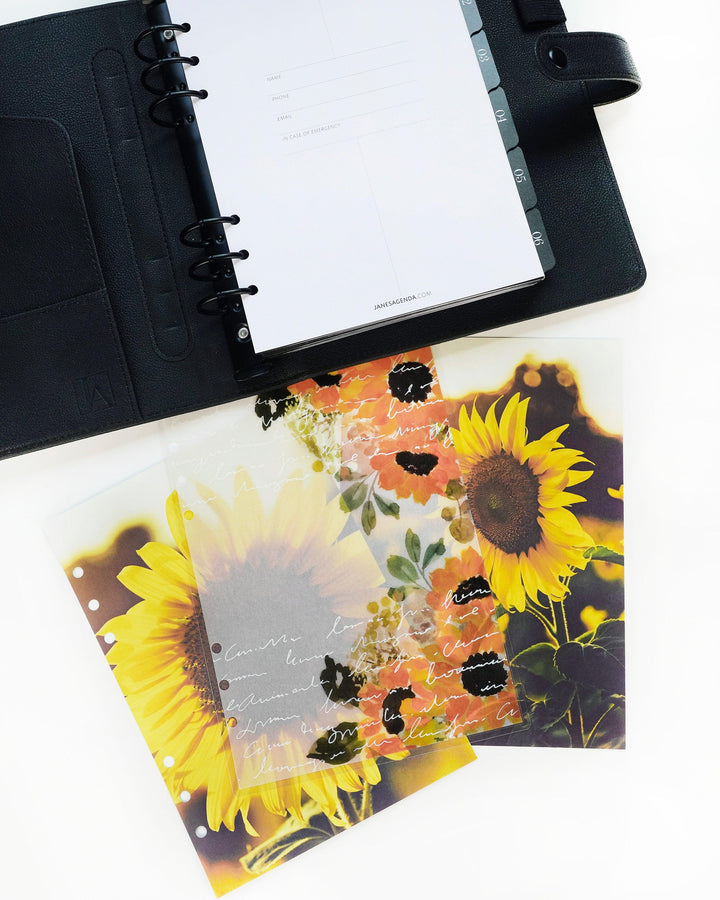 The Sunflower Planner | A5 Ringbound | 12 Months Undated - Jane's Agenda®