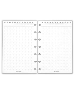 Dot grid journal notes discbound planner inserts by Jane's Agenda.