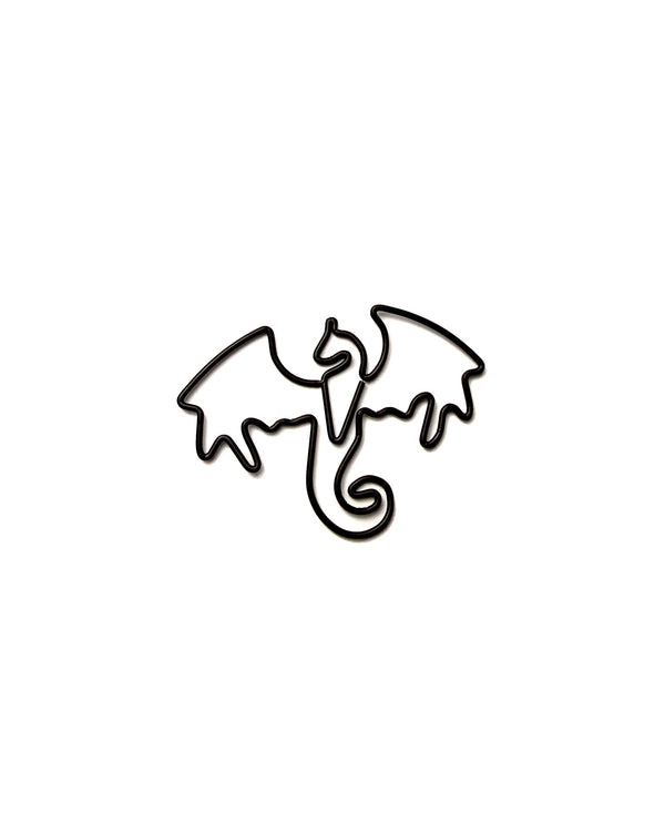 Black dragon paperclips from Jane's Agenda