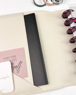 Add timeless elegance to your planner, journal, or paper crafts with this soft ivory vellum. Featuring a delicate pebbled texture and sophisticated neutral tone, it creates a refined backdrop for layering, dashboards, and decorative inserts.