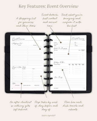 Holiday Planner Inserts | Gifts, Hosting & Black Friday