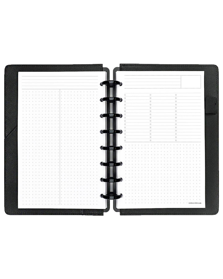 Notes planner refill pages for disc-bound planners by Janes Agenda®.