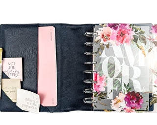 Clear Discbound Planner Cover | Garden Party