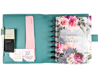 Clear Discbound Planner Cover | Garden Party