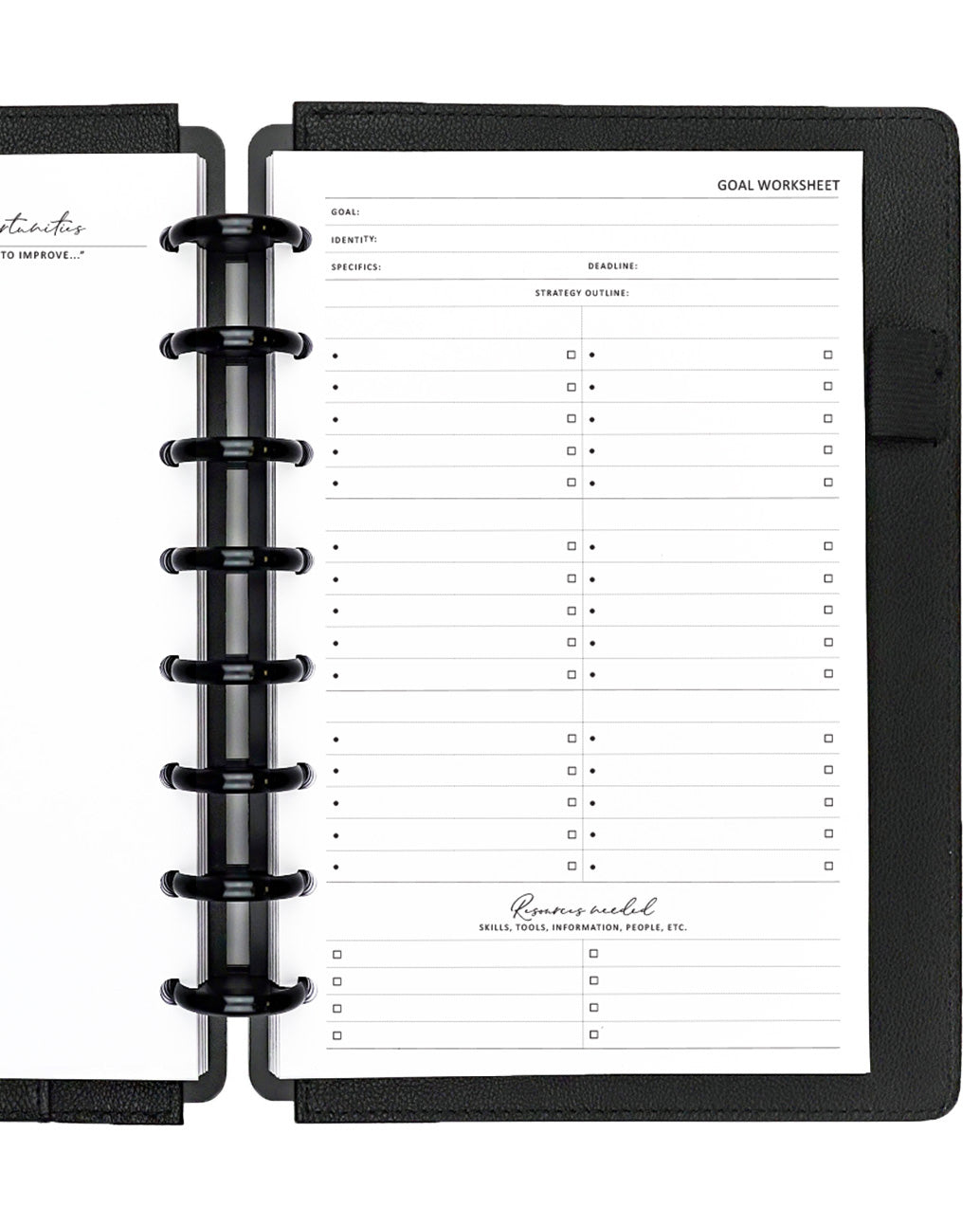 Goals Worksheets Planner Refill Pages | Jane's Agenda®