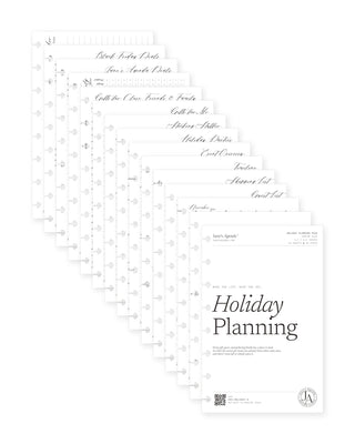 Holiday Planner Inserts | Gifts, Hosting & Black Friday