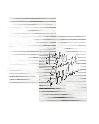 Clear Discbound Planner Cover | Bloom