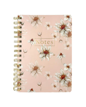 Floral lists notebook