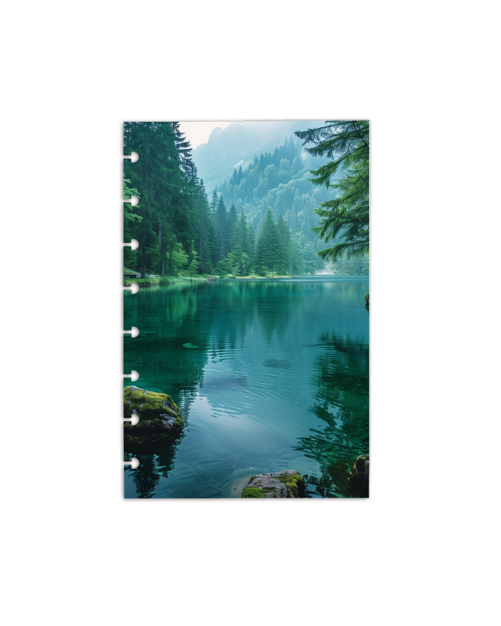 Lake and forest nature scene Planner Dashboard
