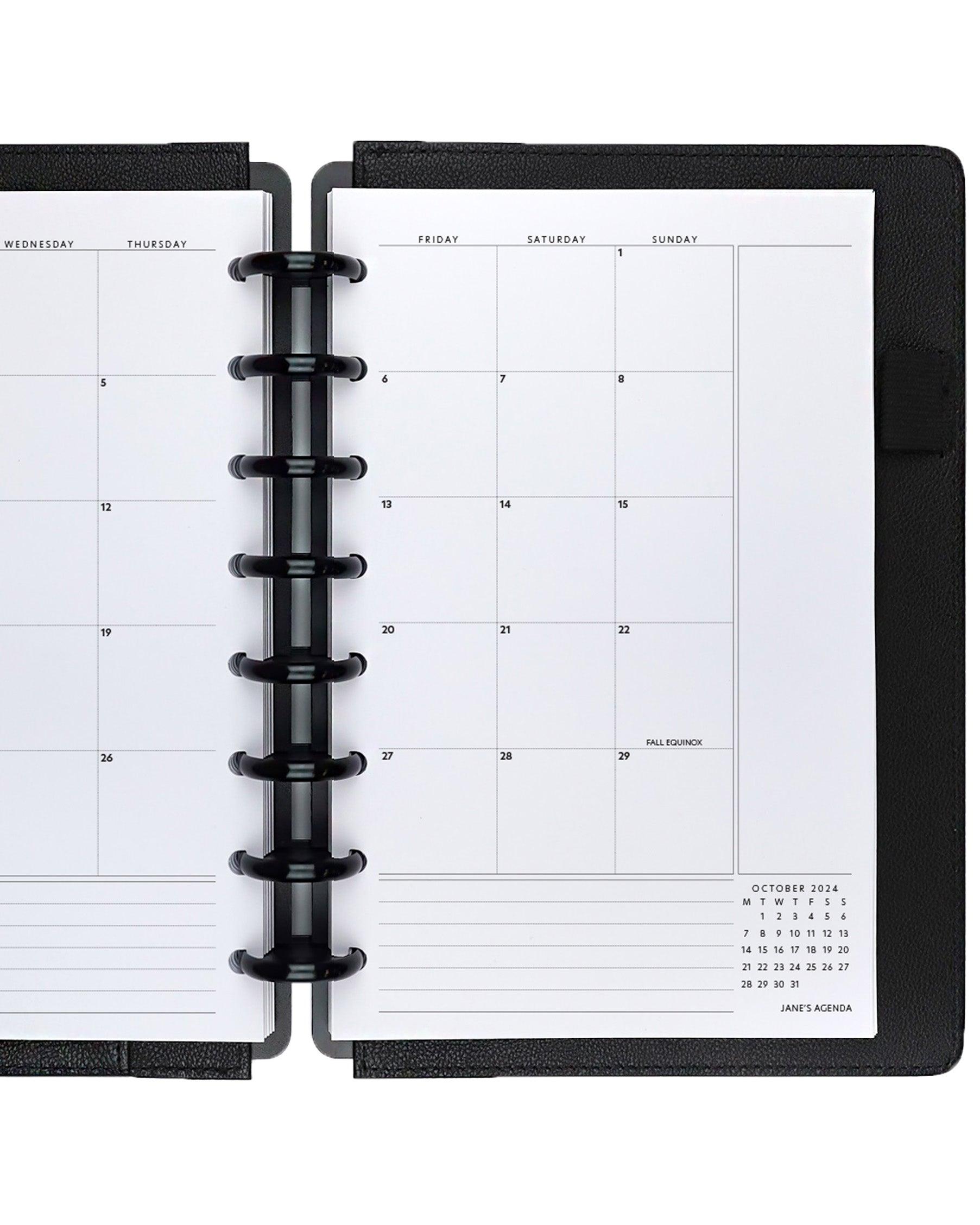 Monthly Calendar Planner Refill Pages | Jane's Agenda® Monthly calendar planner refill pages | jane's agenda®