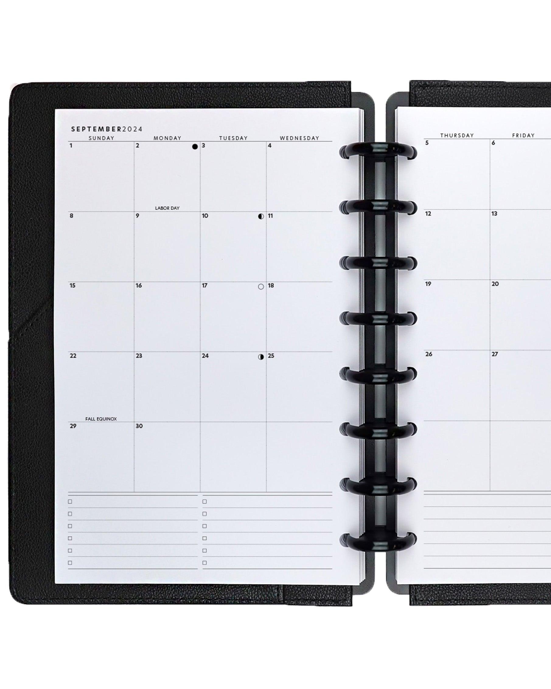 A5 Refill Paper, Dotted Paper Planner Inserts for Binder Budget A5