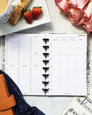 Weekly Meal Planning & Grocery Planner Inserts