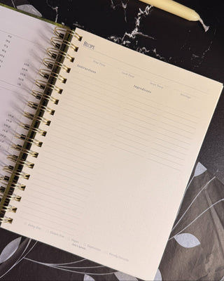 Recipe Book | Twin Loop Binding Notebook