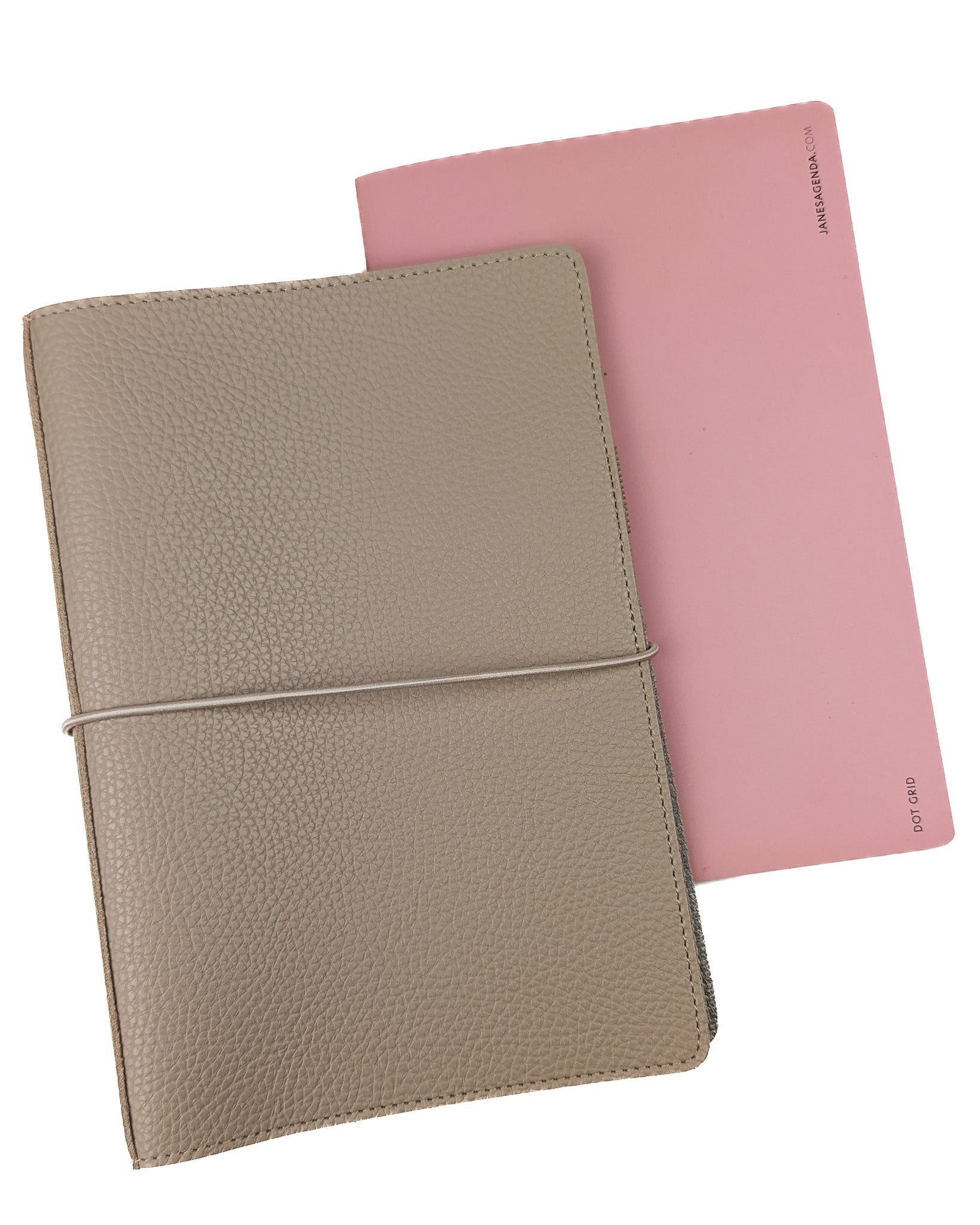Vegan Leather Notebook Cover for Saddle Stitch | Oatmeal