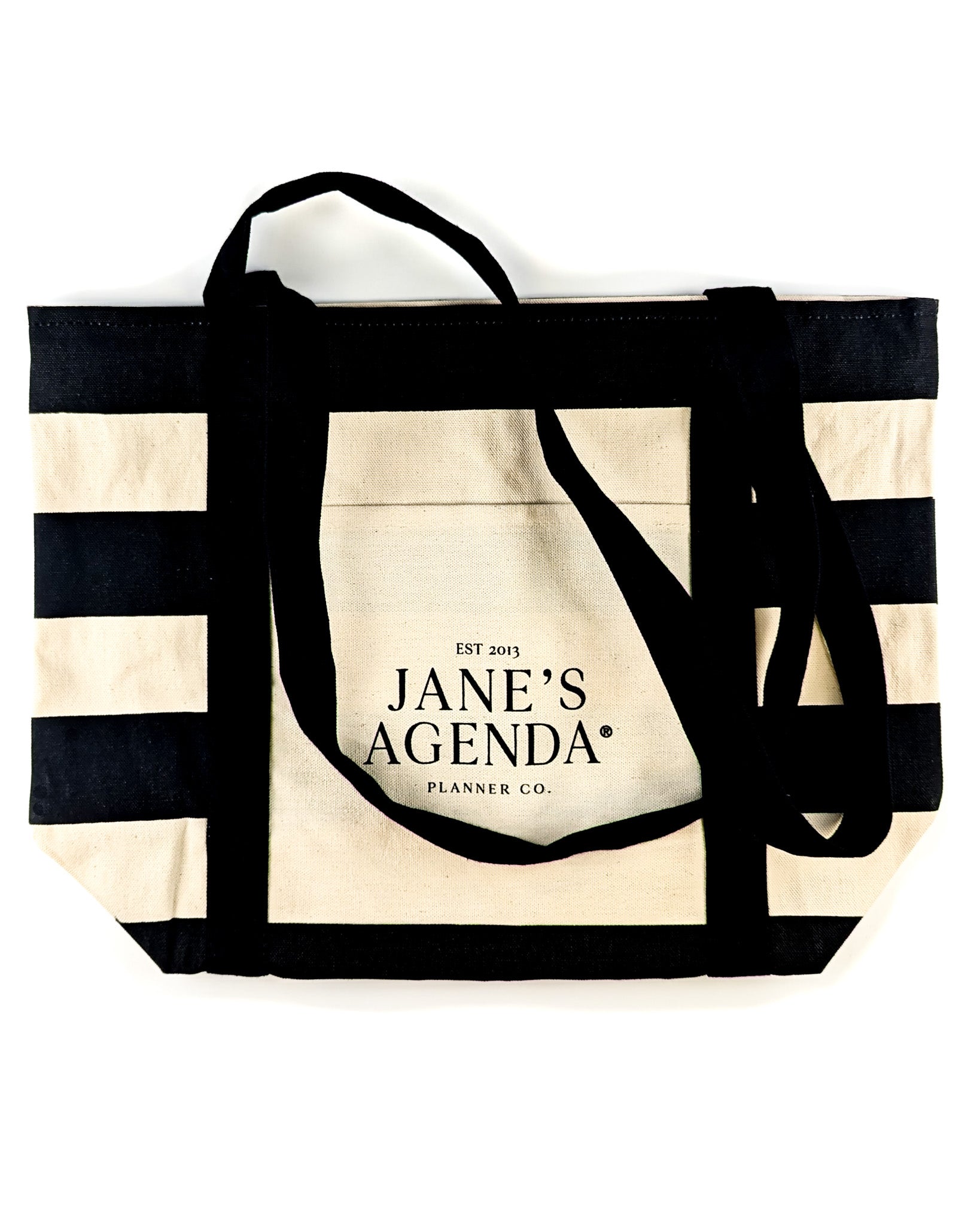 Jane's Agenda Large Tote Bag | Striped Bag