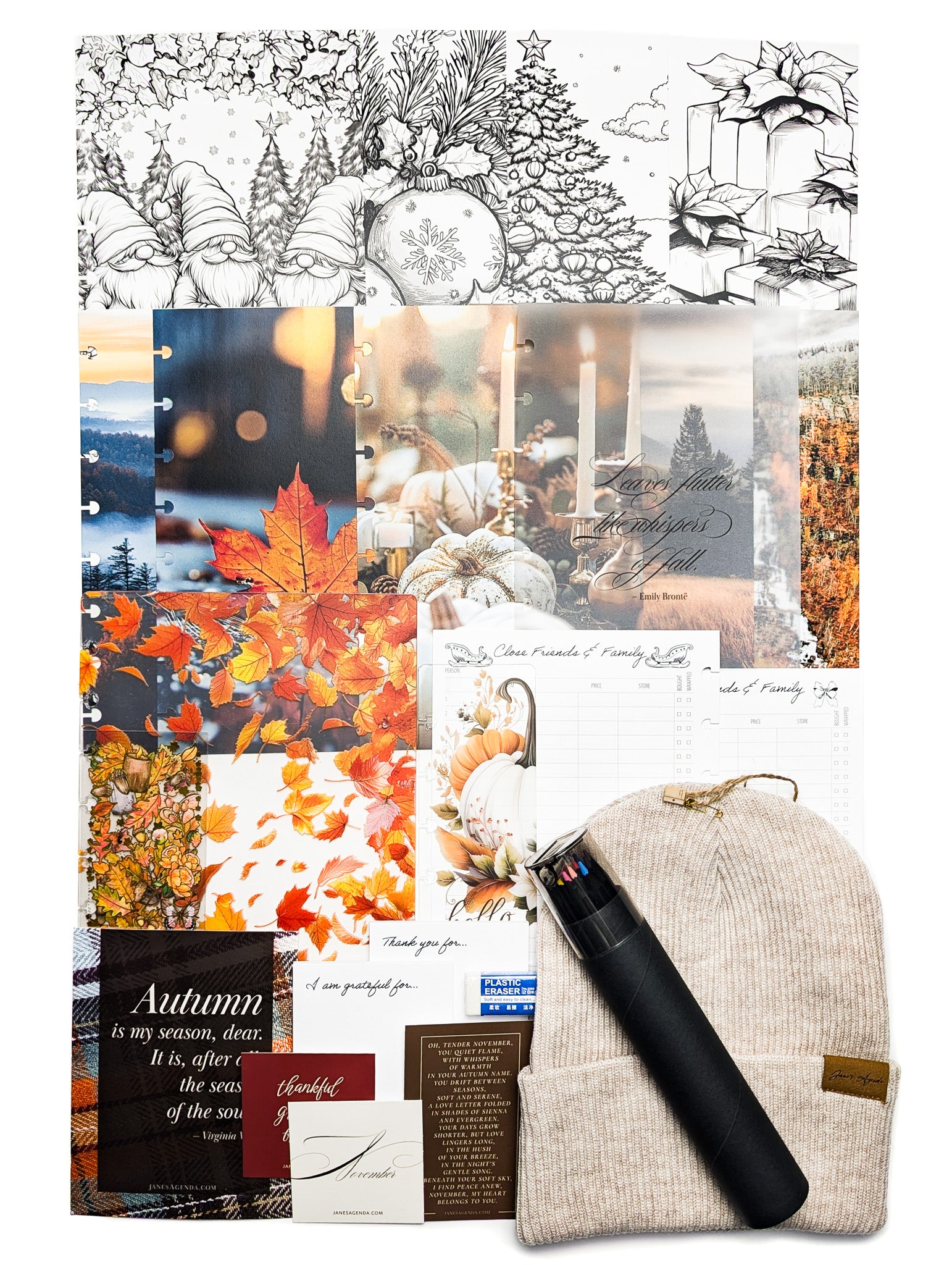 The previous November Deluxe Monthly Planner Lifestyle Subscription Box returns, offering all of the exclusive products available in both the November Monthly Cover Club and the November Lifestyle Planner boxes in one package.